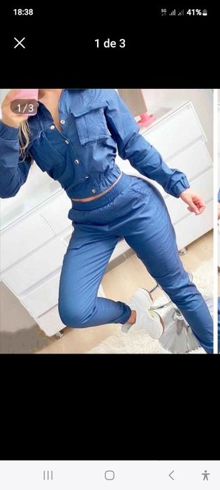 Fato calça e blusão