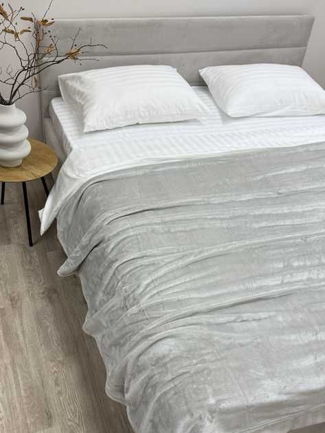 Плед-покривало Ecotton Wellsoft Cool gray Полуторне 150х220 см