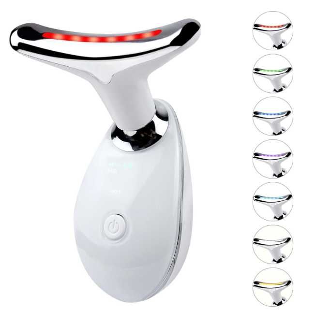 Masażer twarz i szyi, 7 kolorów