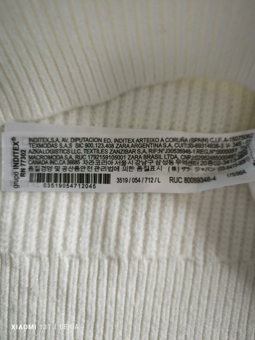 Kamizelka sweterkowa damska wiskoza ZARA rozm L 40