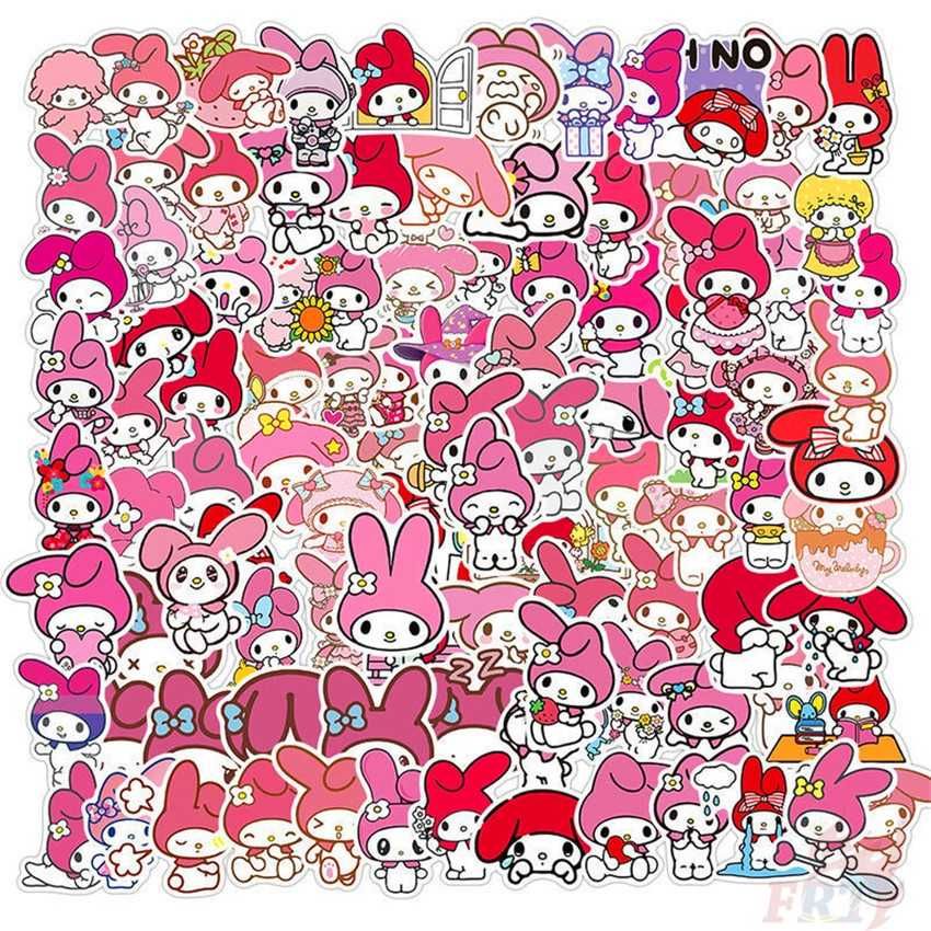 90szt naklejki/nalepki/wlepy/wlepki Kuromi Cinnamoroll My Melody anime