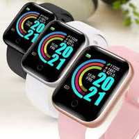 Smartwatch Y68 inteligentny zegarek pomiar ciśnienia, pulsu, kroków,