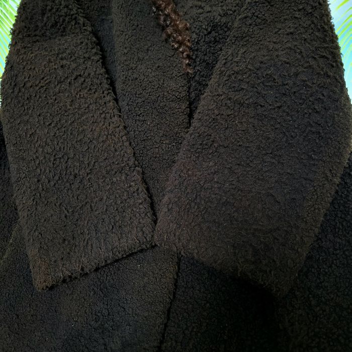 Короткая теплая женская натуральная шуба овчина полушубок Тедди L XL