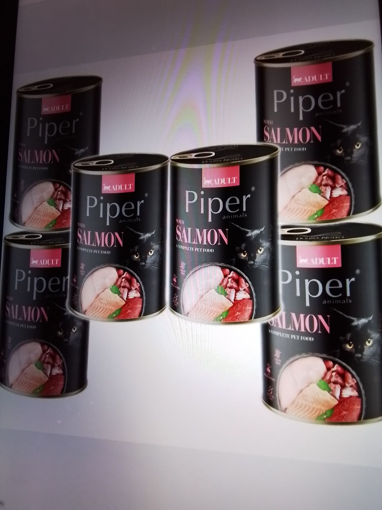 Mokra karma dla kotów*PIPER ANIMALS SALMON*