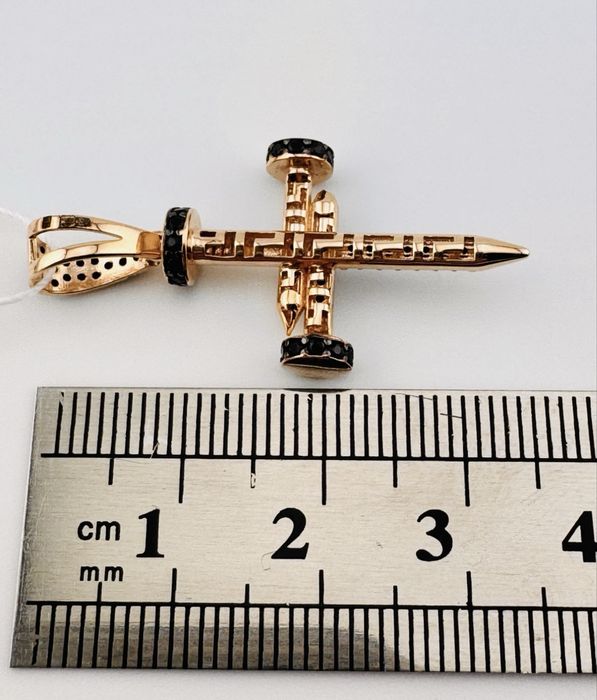 Золотой крестик, крест золото 585