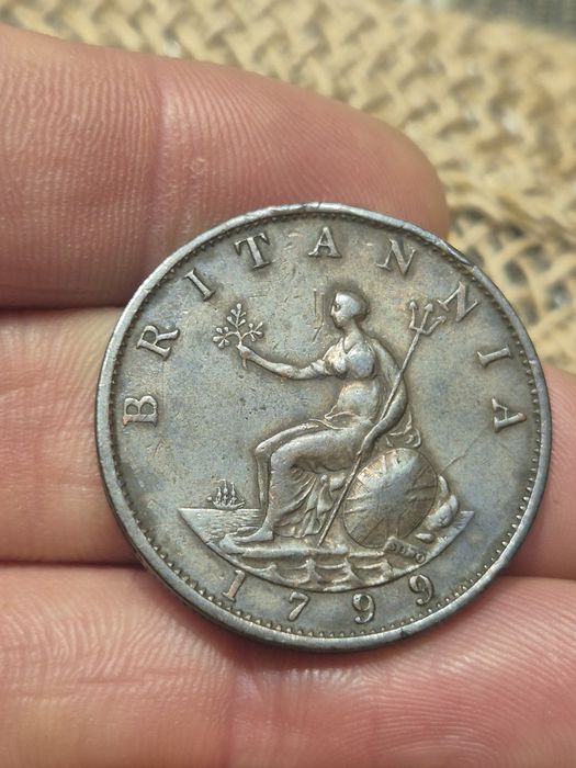 Jerzy III pół pensa 1799