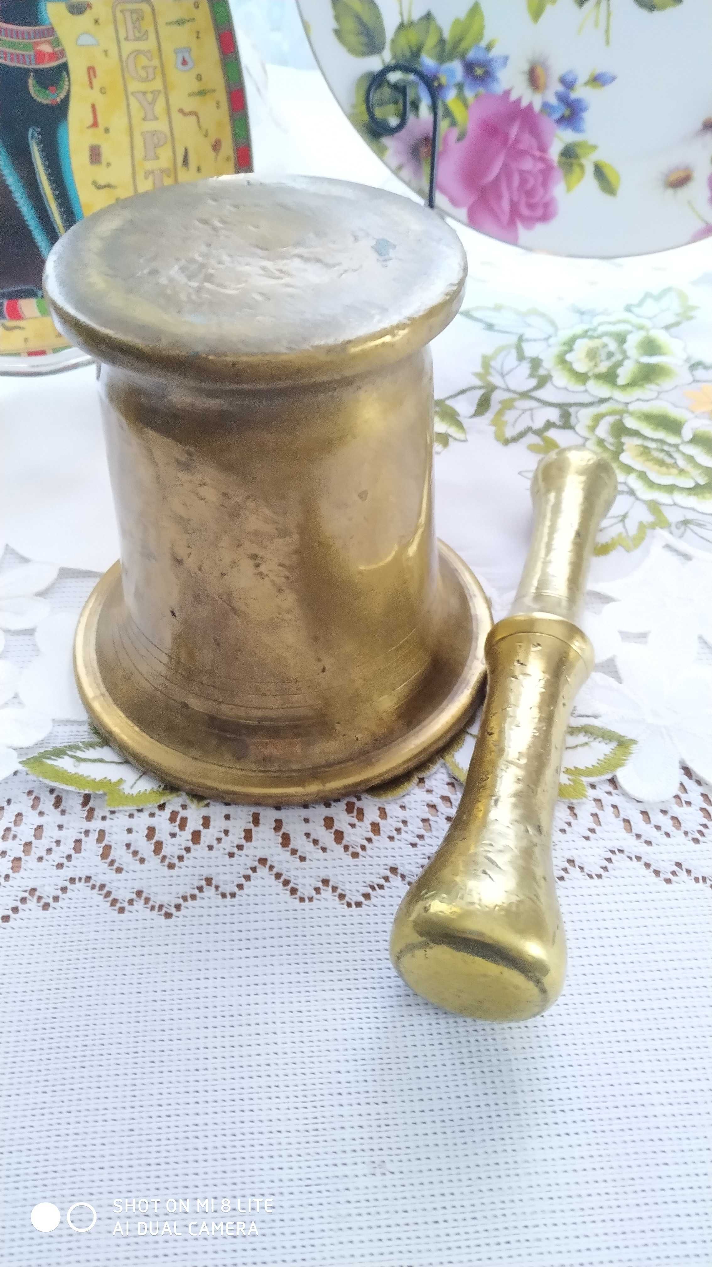 Ступка с пестиком (латунная)