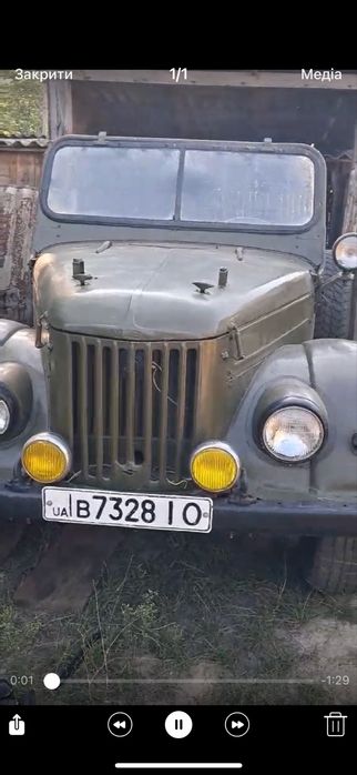 Продам автомобіль ГАЗ 69