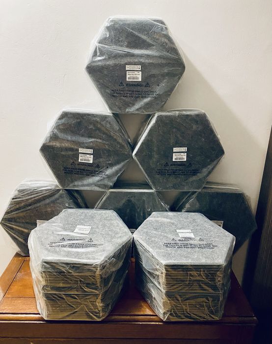 NOWE Panele akustyczne dzwiekowe do studia domu firmy KOLOR SZARY