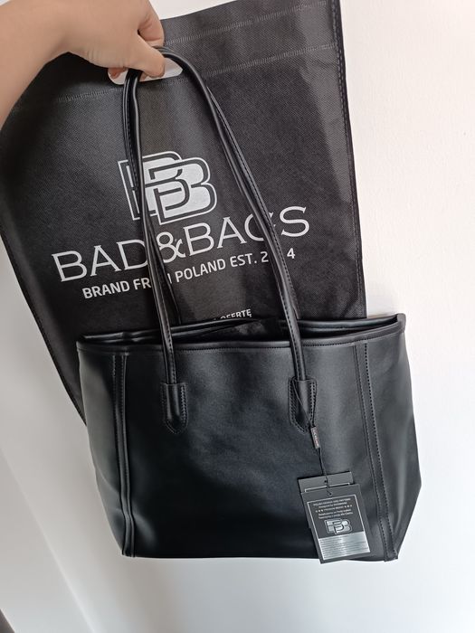 Nowa duża torebka damska czarna t.k. Maxx