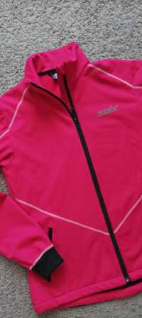 Swix damska cienka kurtka bluza miękki softshell rozm M sportowa