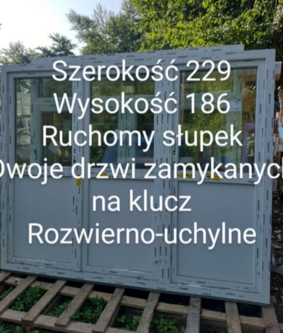 Drzwi aluminiowe 87x206 Nowe-25%