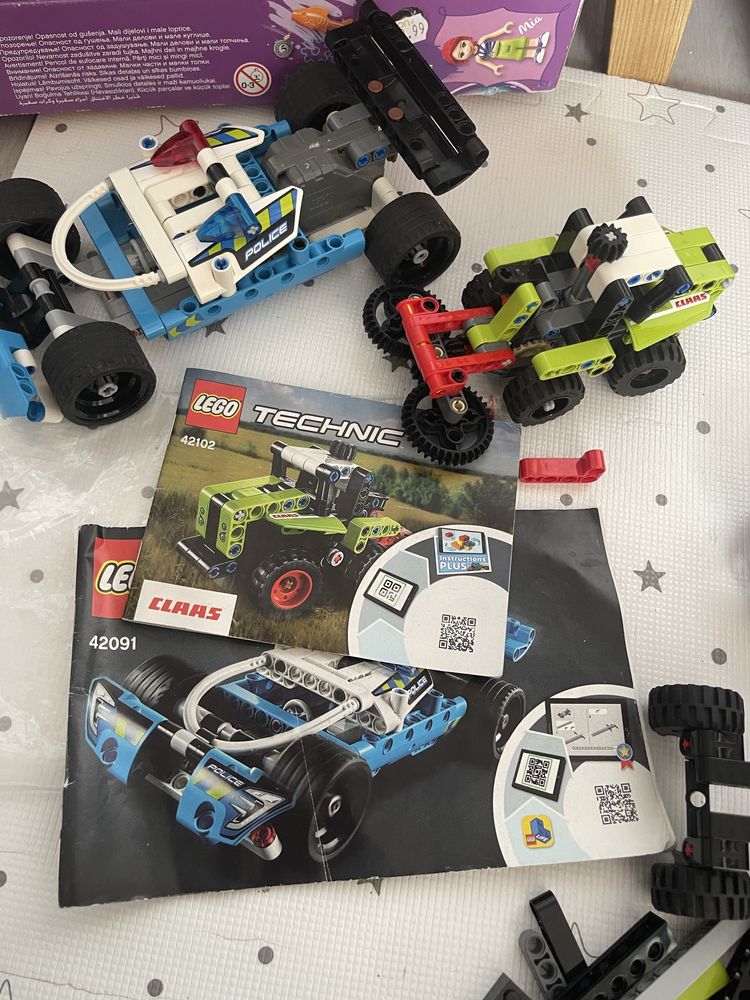 Lego technix mix pojazdow i luzne