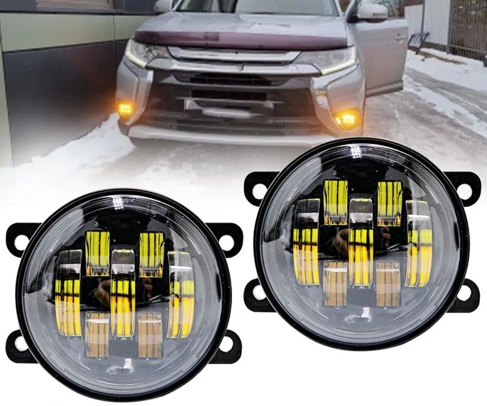 LED ПТФ 7 линз Renault Dacia Mitsubishi Ford 70w белый+желтый СТГ
БЕЛЫ