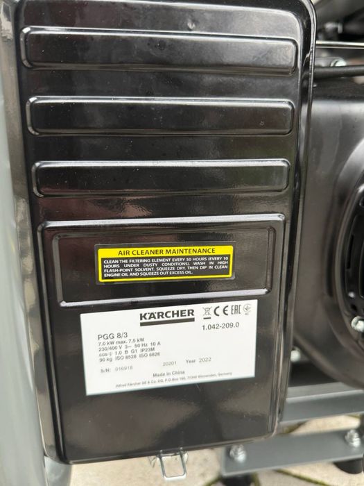 Генератор бензиновий Karcher PGG 8/3 7 кВт / 7,5 кВт