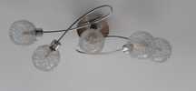 Lampa sufitowa Ticino, 5-ramienna, długa