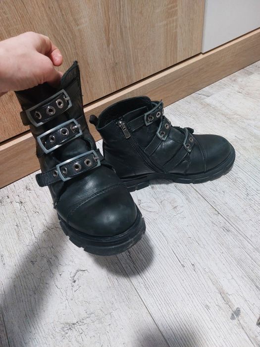 Зимові шкіряні черевики