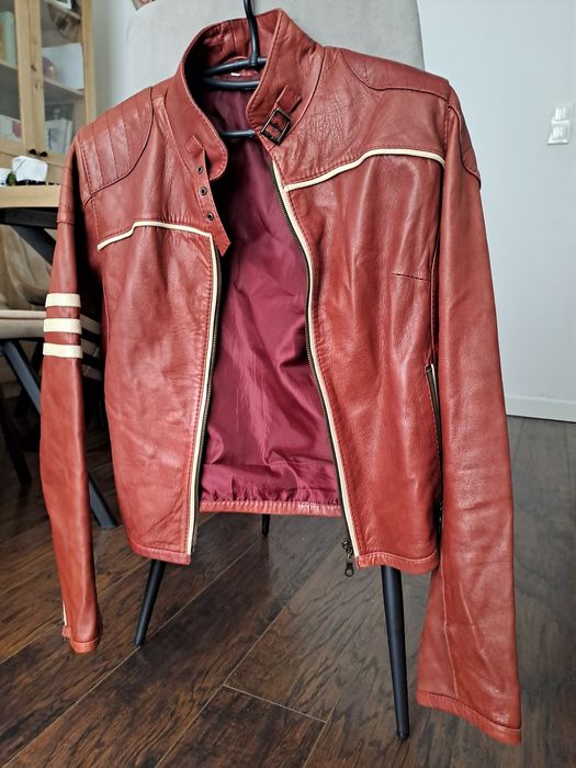 Kurtka damska motocyklowa skóra M