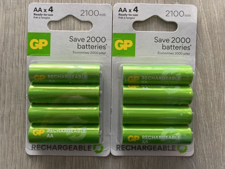 8x Akumulatorki GP AA R6 2100mAh Okazja