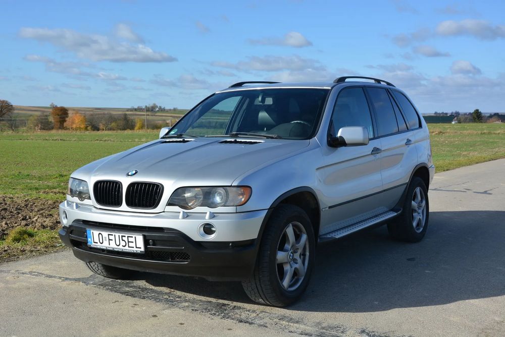 BMW X5 BMW X5 E53 4.4 V8 M62/TU Benzyna  210 kW / 286 KM xenon titan-silber