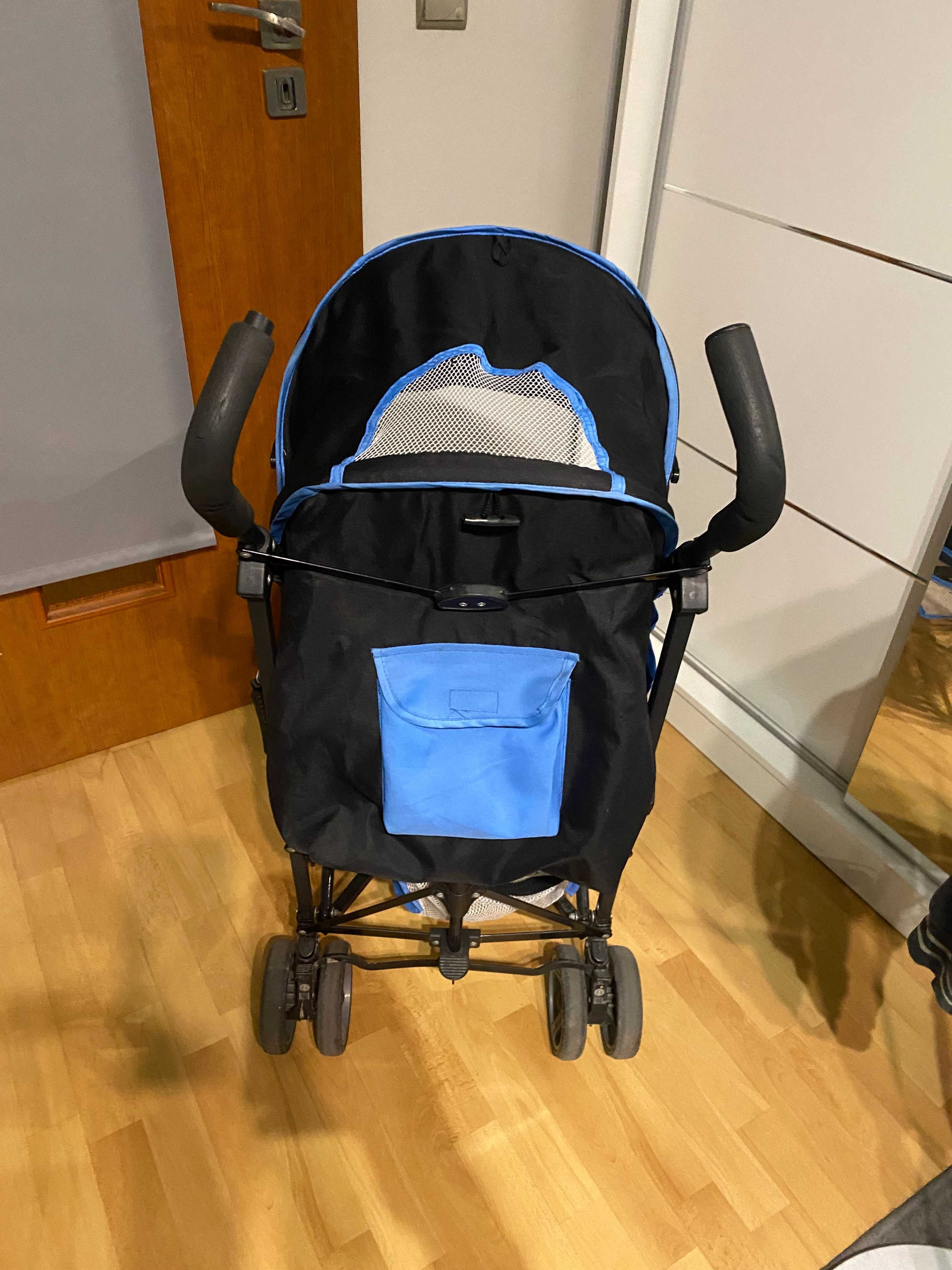Caretero Alfa Blue Wózek Spacerowy stan bardzo dobry