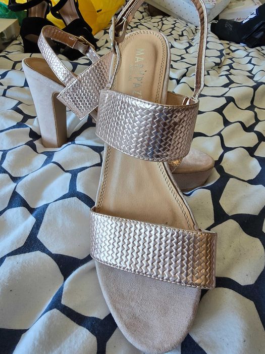 Sandalias rosa nude maripaz