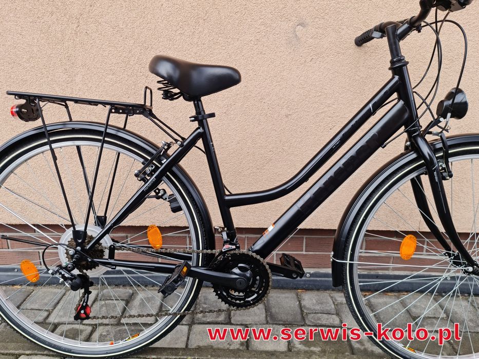 Rower damski damka KARCHER koła 28 SHIMANO okazja rabat polecam WYSYŁK
