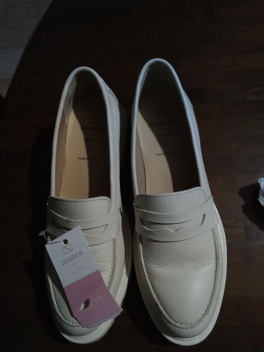 Sapatos senhora em pele