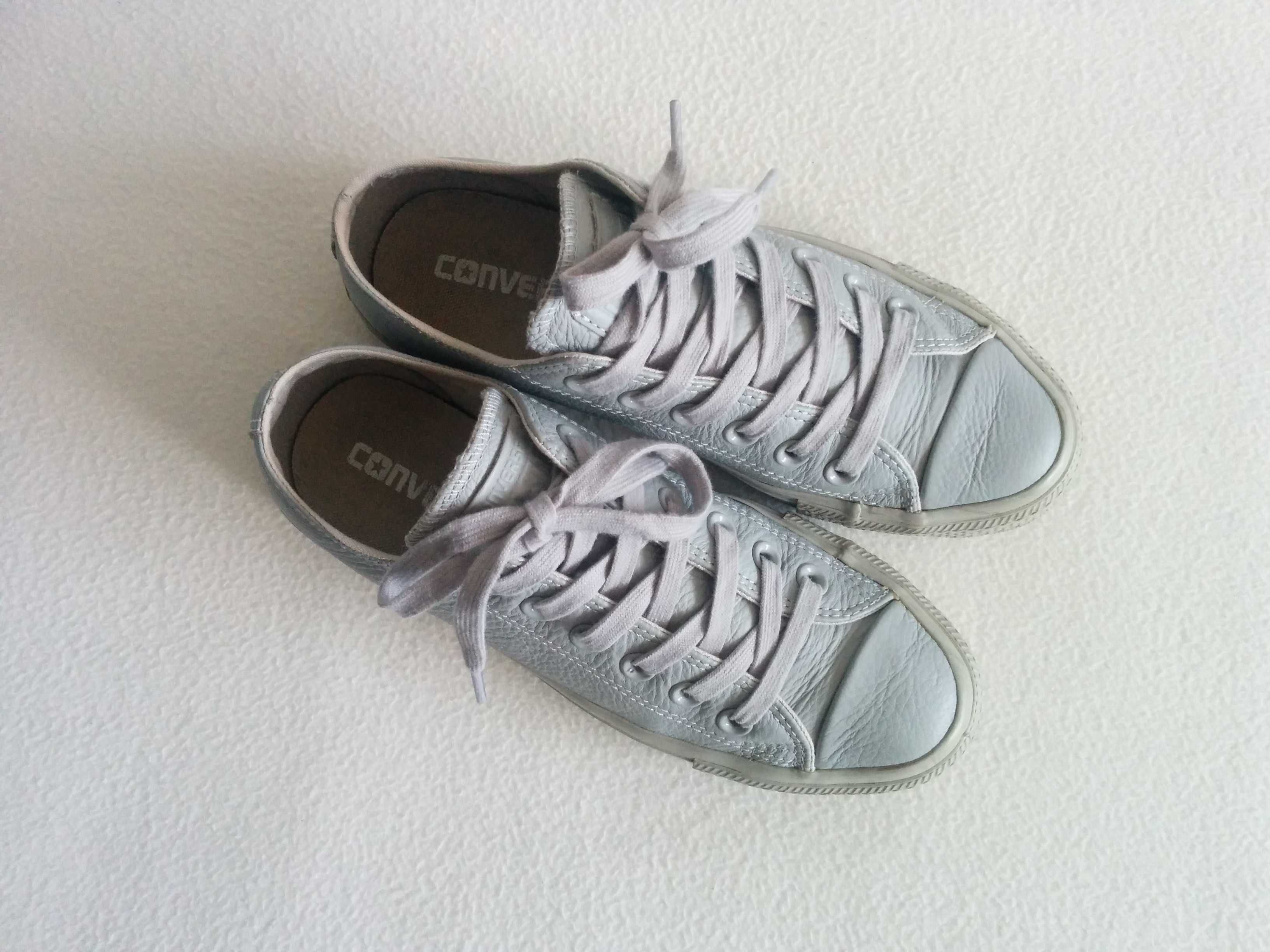 CONVERSE trampki ze skóry naturalnej - tenisówki - buty
