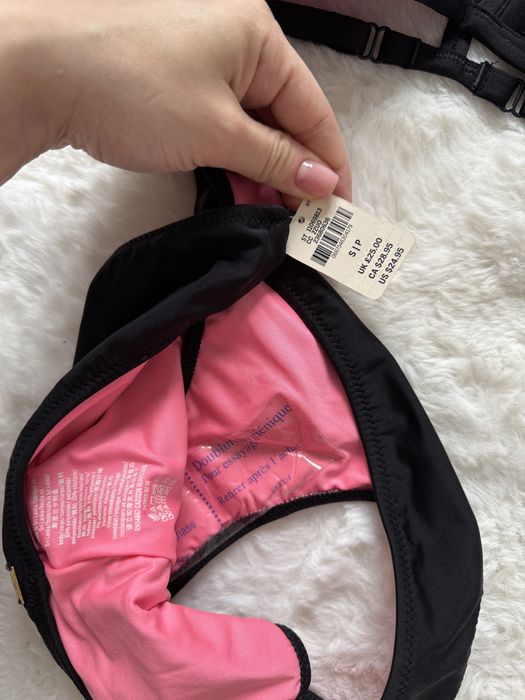 НОВИЙ ОРИГІНАЛ Купальник  push-up VICTORIA'S SECRET pink розмір S/ XS