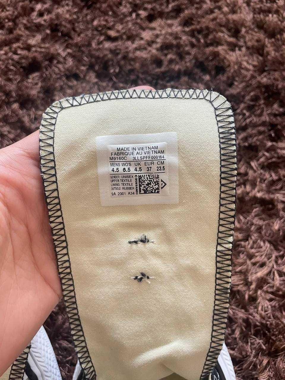 Кеди convers all star конверс чорні високі 24см 37.5 кеды
