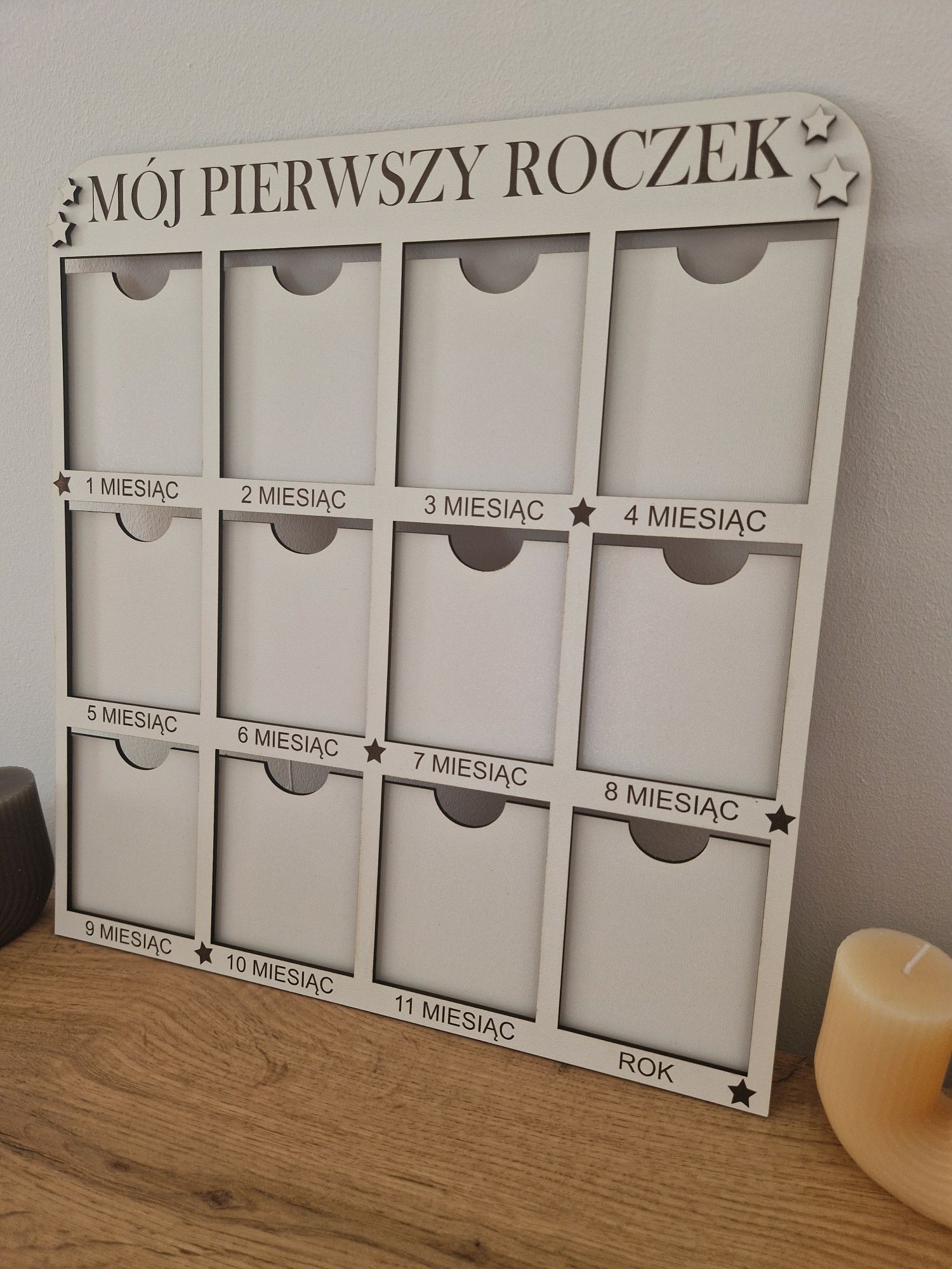 Ramka 3D na zdjęcia dla dziecka Roczek Chrzest Baby Shower