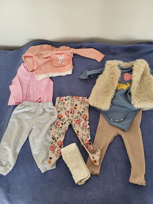 Ciuszki dla dziewczynki  rozm.74  szt 7