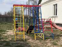 Горка, качели, игровая детская площадка 1,5- 2 м, спортивный комплекс