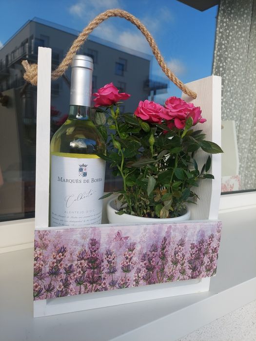 skrzynka/box na prezenty - lawenda