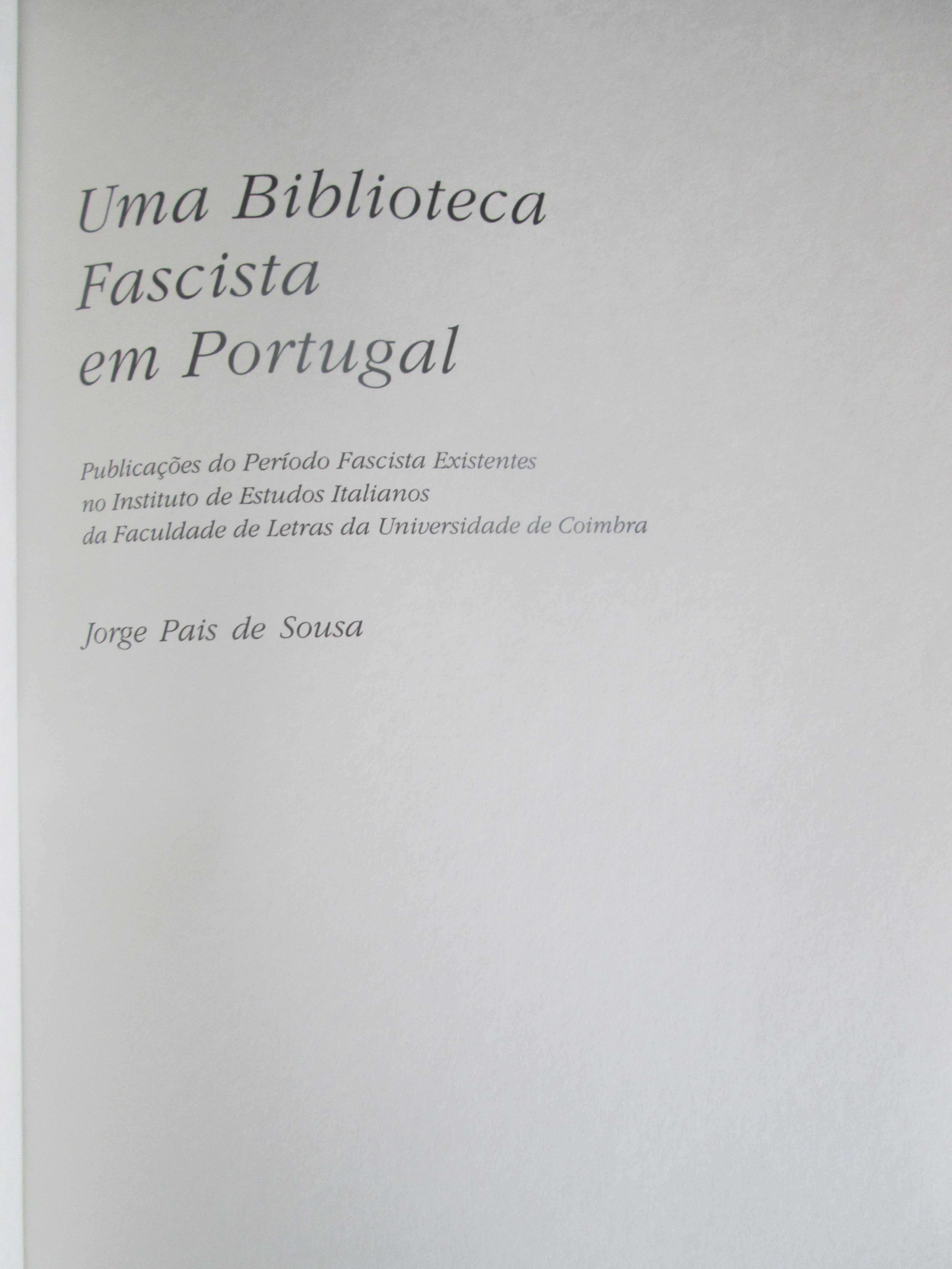 Uma biblioteca fascista em Portugal, livro novo