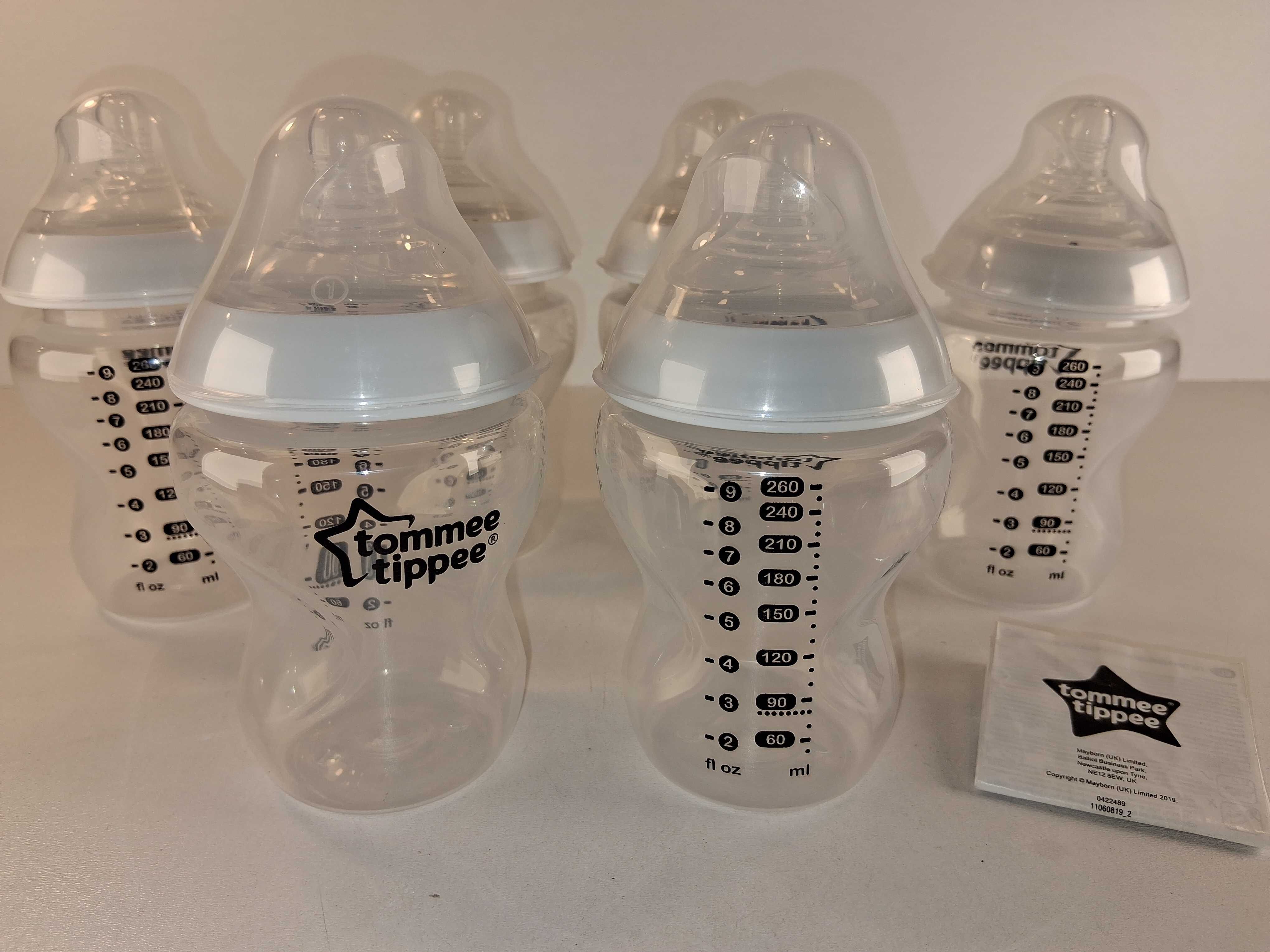 G016 Zestaw 6x Butelka Tommee Tippee Closer to Nature 260ml