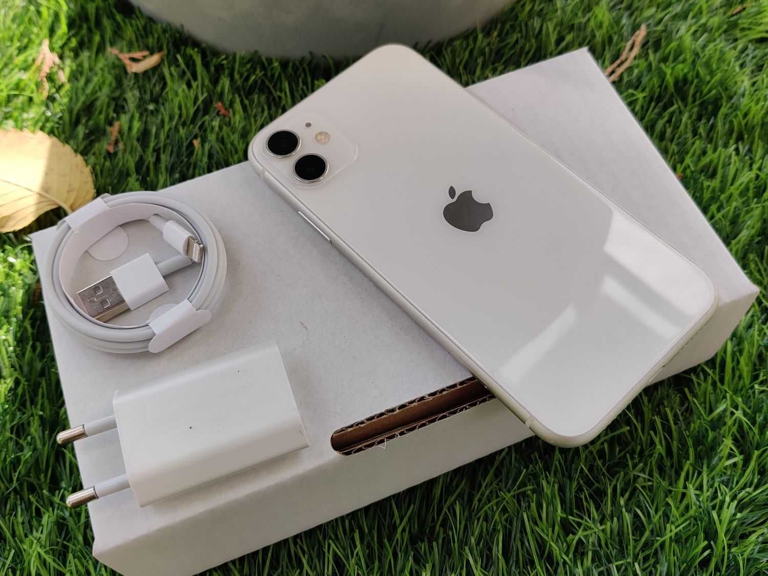 iPhone 11 64GB WHITE BIAŁY Silver Srebrny Bateria 100% Gwarancja