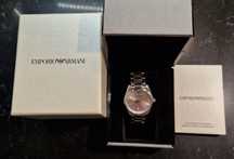 Oryginalny damski zegarek Emporio Armani z kryształkami Swarovski cyrk