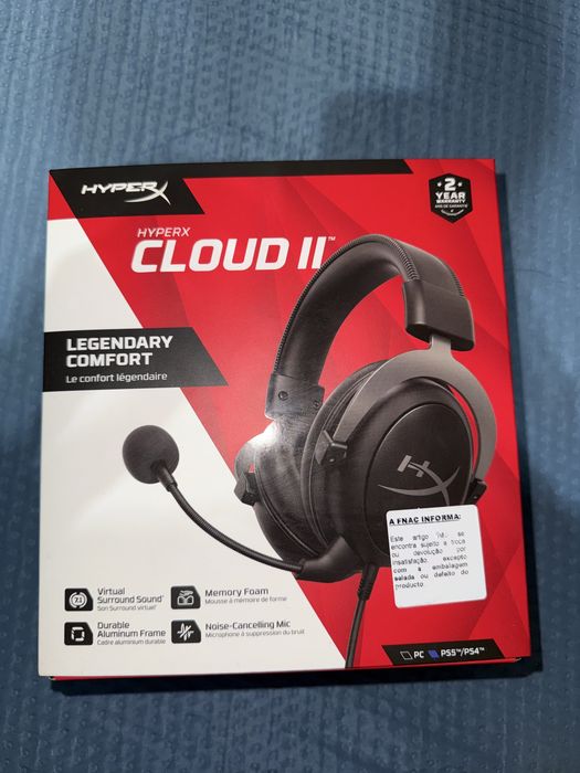 Headsets HyperX Cloud 2 Preto 7.1