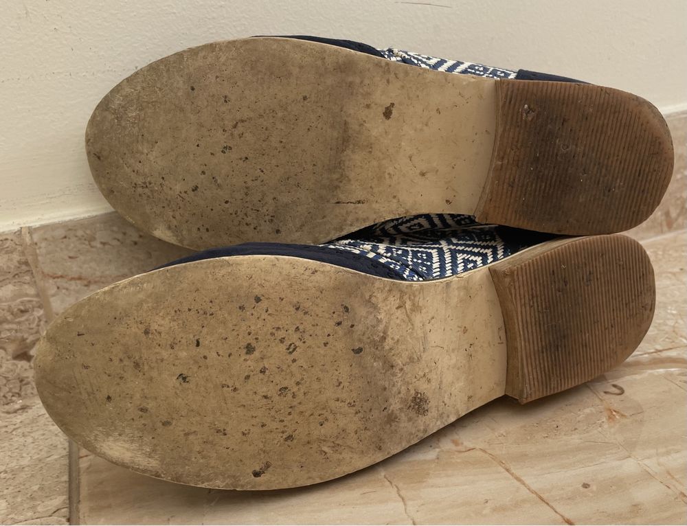 Sapatos rasos azuis (Primark, tamnho 36)