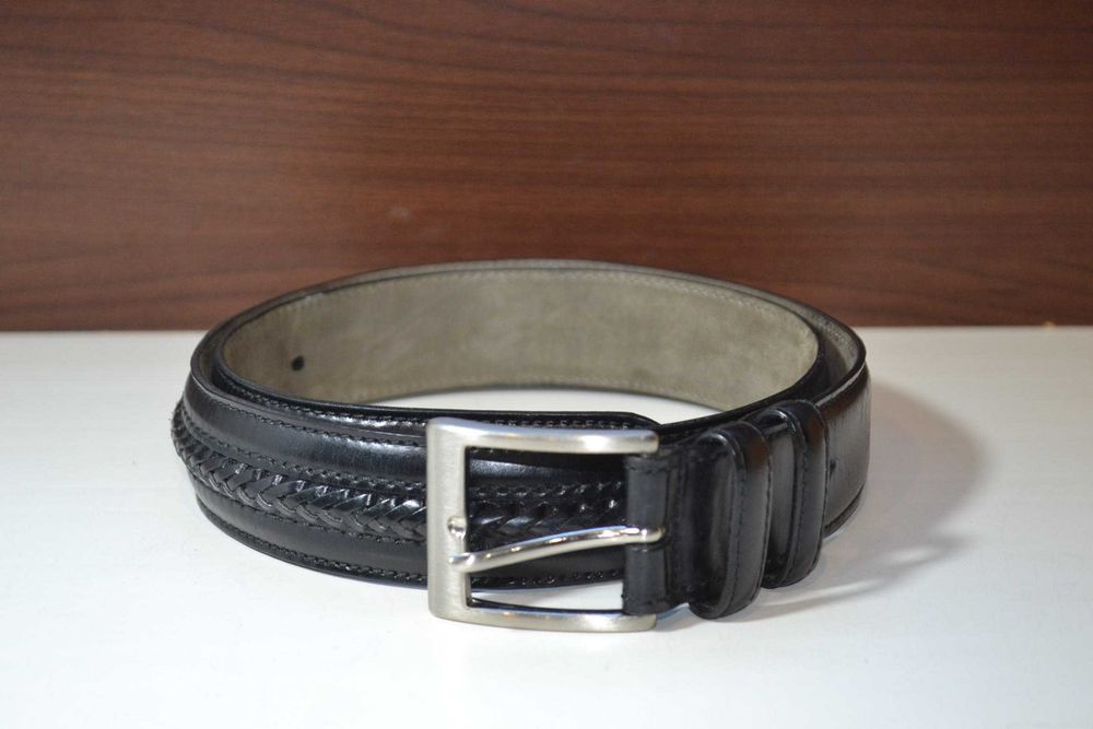 leyva 90/34 ремень кожаный мужской брючный оригинал