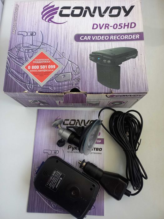Відеореєстратор автомобільний CONVOY DVR-05HD