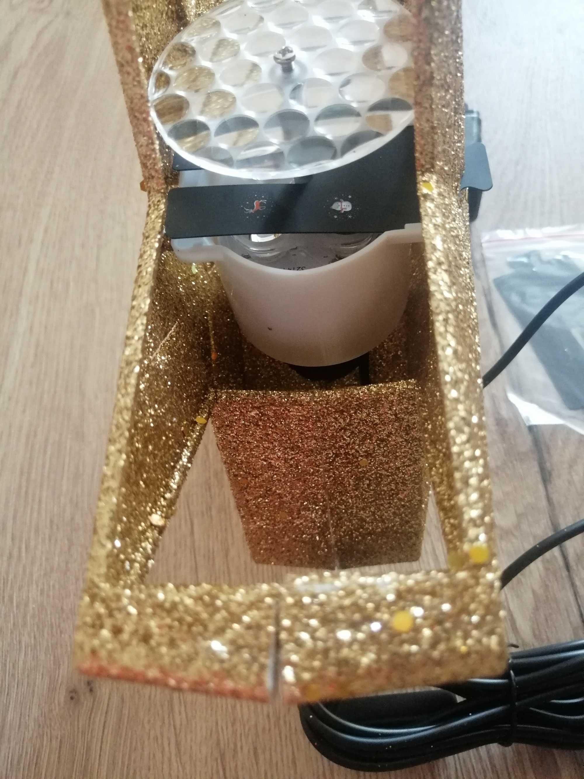 Gwiazda na choinkę z projektorem