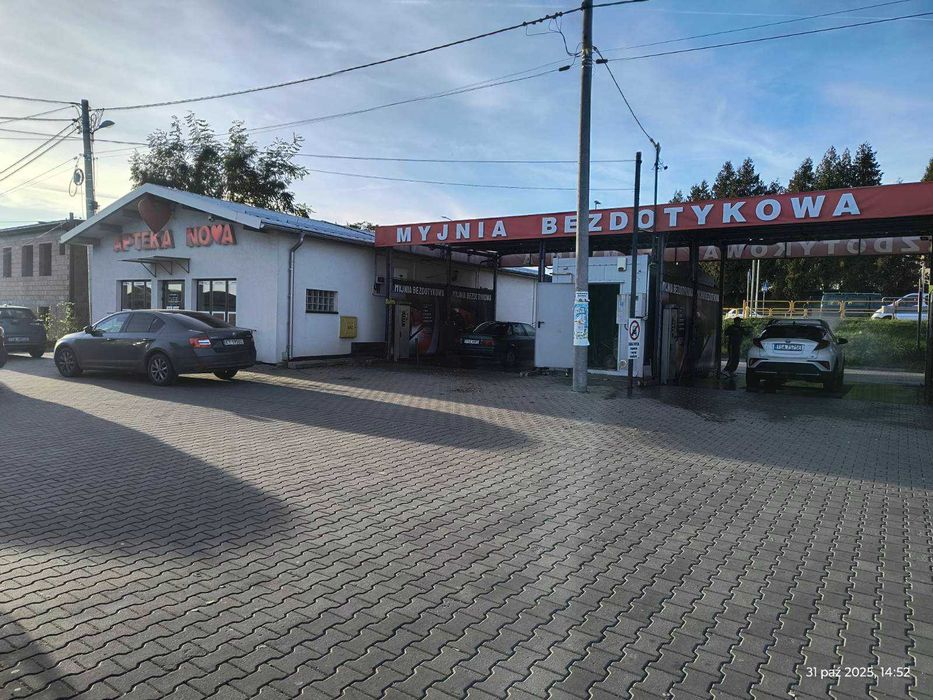 Automatyczna Myjnia Samochodowa Bezdotykowa + Budynek z Apteką