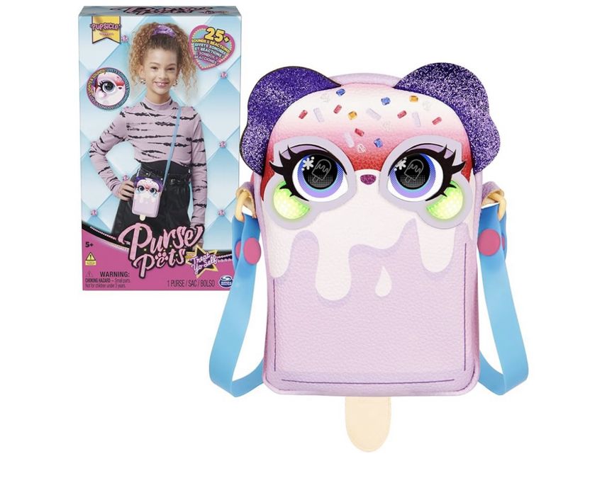 Інтерактивна сумочка кросбоді цуценя собачка Purse Pets Pupsicle