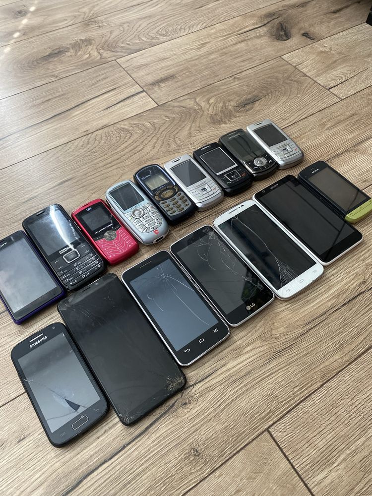 Zestaw ! Telefony komórkowe Samsung, Sony, Nokia