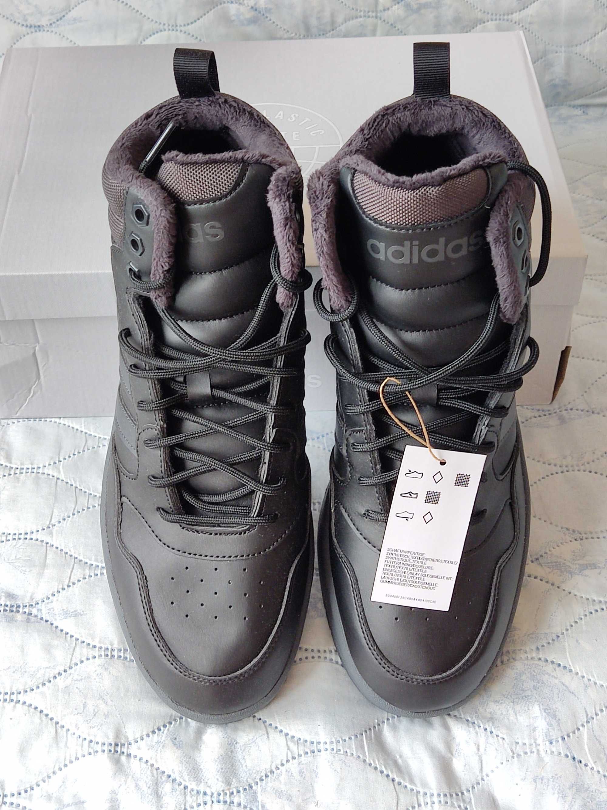 Чоловічи кросівки Adidas Hoops 3.0 Mid Winterized Shoes (р. 10.5)