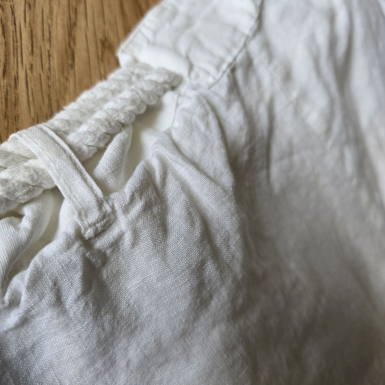 Spodnie Line of Oslo linen len m 38 baggy luźne low