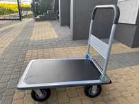 Wózek transportowy magazynowy platformowy 350kg Drel Pompowane koła